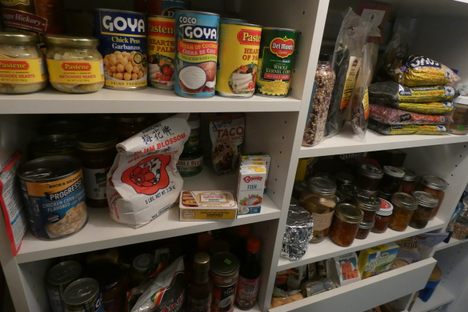 One pantry's rice and beans is another pantry's fufu and cattail roots. 