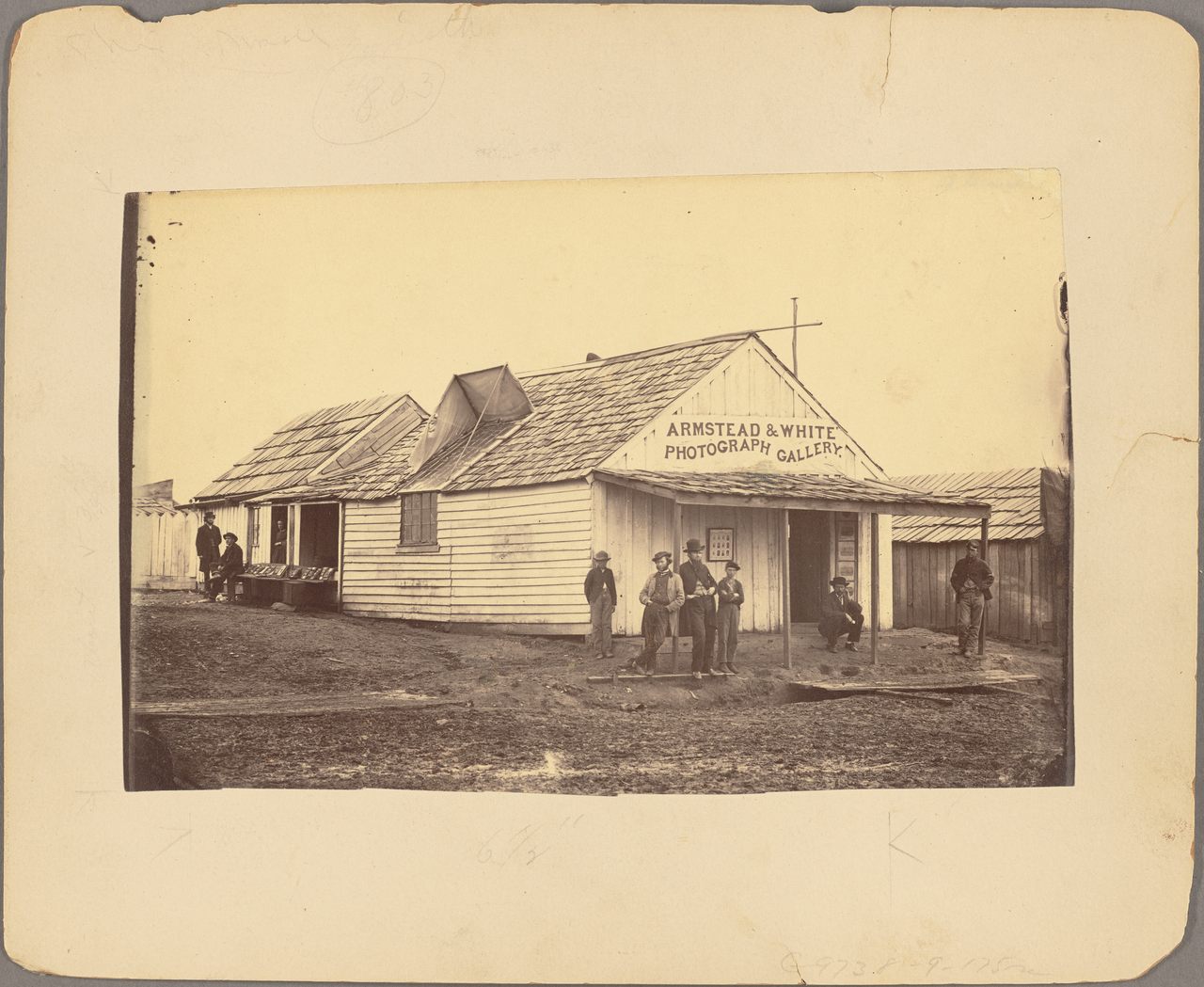 <em>Armstead & White Photograph Gallery</em>, Armstead & White, c. 1861-1865.