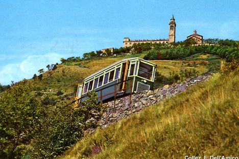 Old postcard of the tramway 