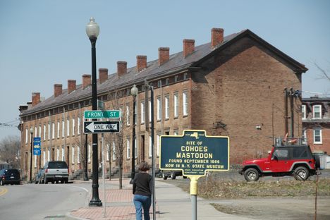 Site of the Cohoes Mastodon discovery.