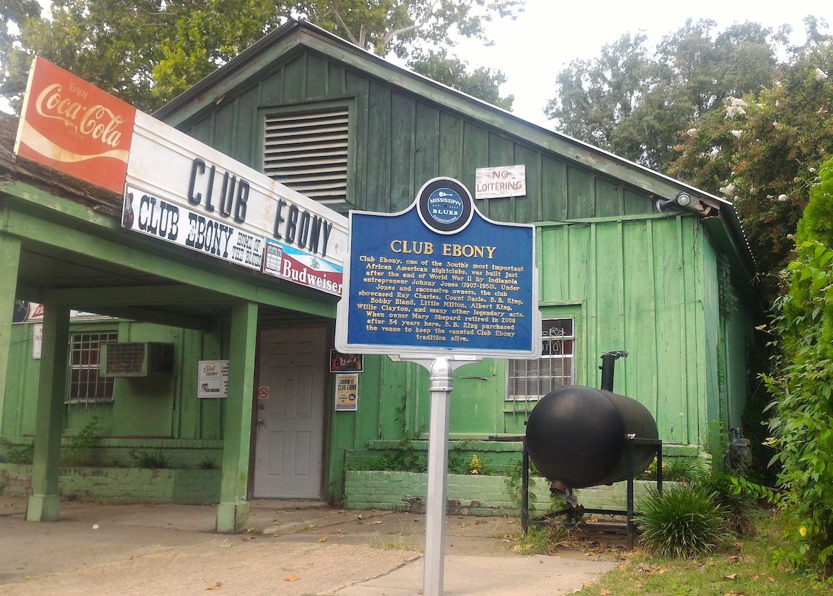 Located in Indianola, Mississippi, Club Ebony hosted performances by blues legends like B.B. King.