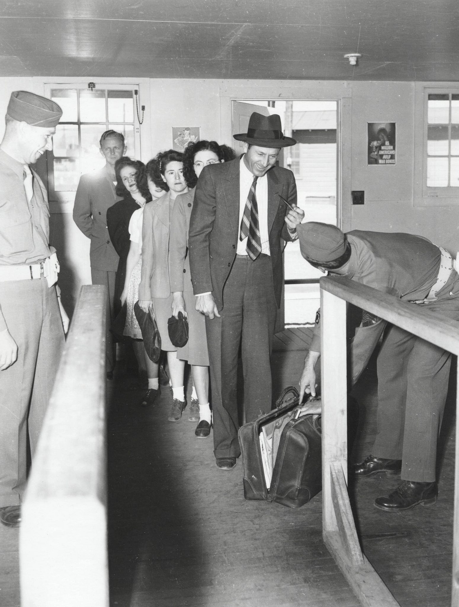 Manhattan Project security check.