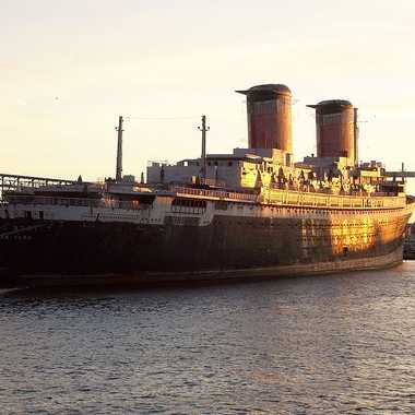 SS United States seen from the water