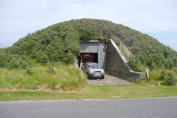 This bunker is being used for storage