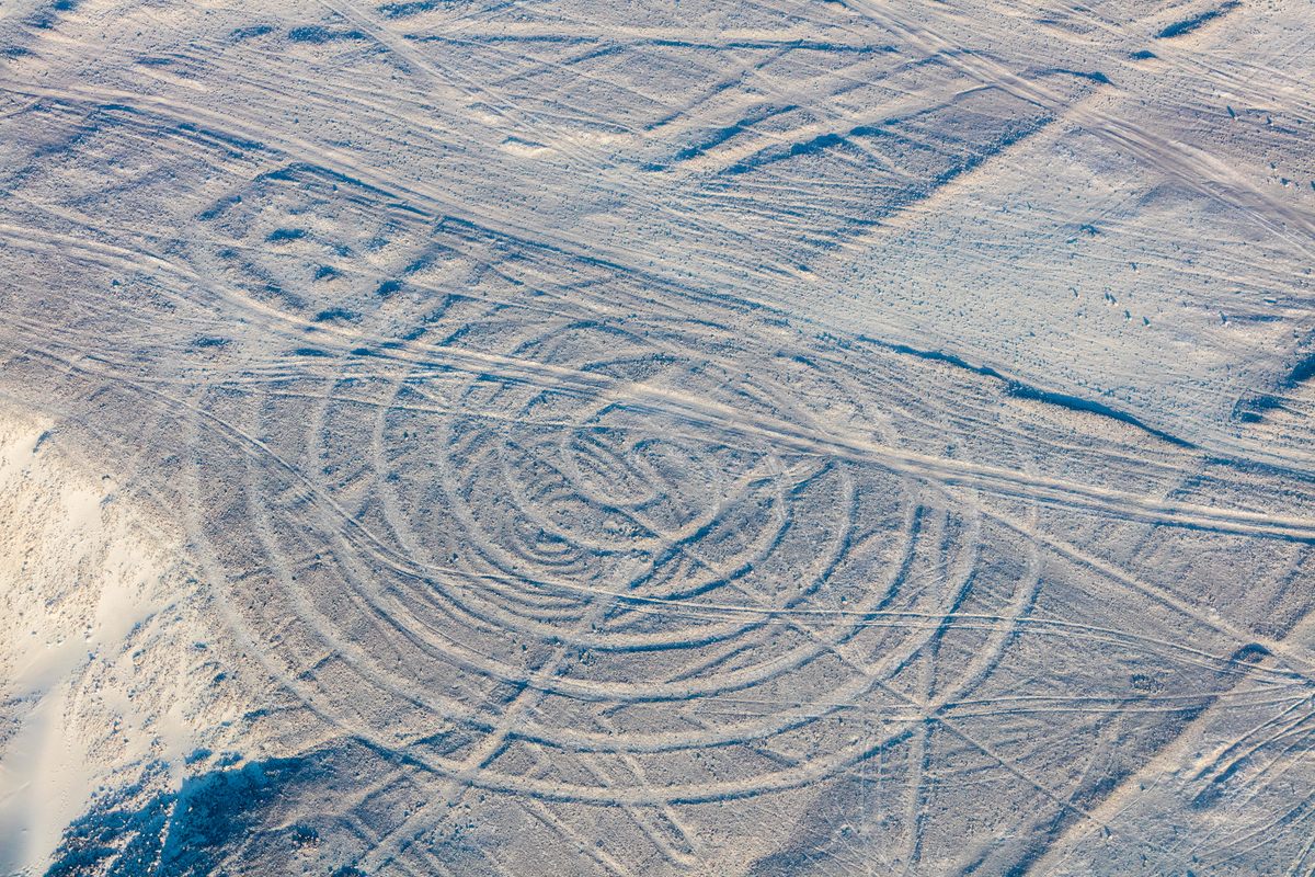 Some things—especially big things—are easier to see from above.