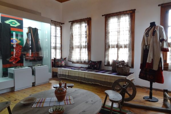 Clothing on display in the Nessebar Ethnographic Museum