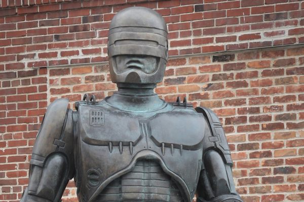 Robocop statue, Detroit, MI 4/2/2026