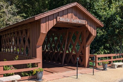The Salem Shotwell covered bridge in its current location.