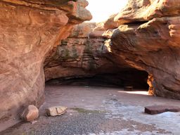 Opening of the cave.
