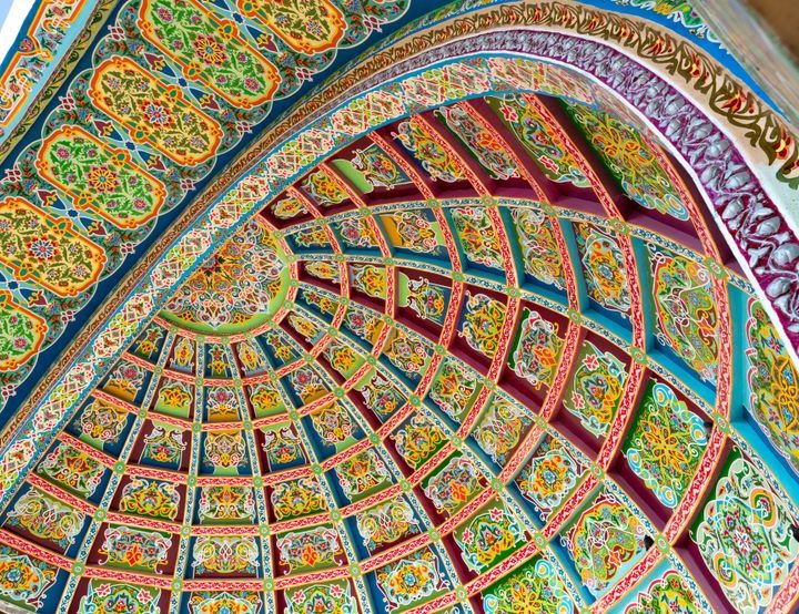 A ceiling in Khujand.