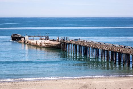 SS Palo Alto, the cement ship at Seacliff State Beach