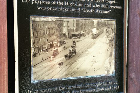Death Avenue Plaque