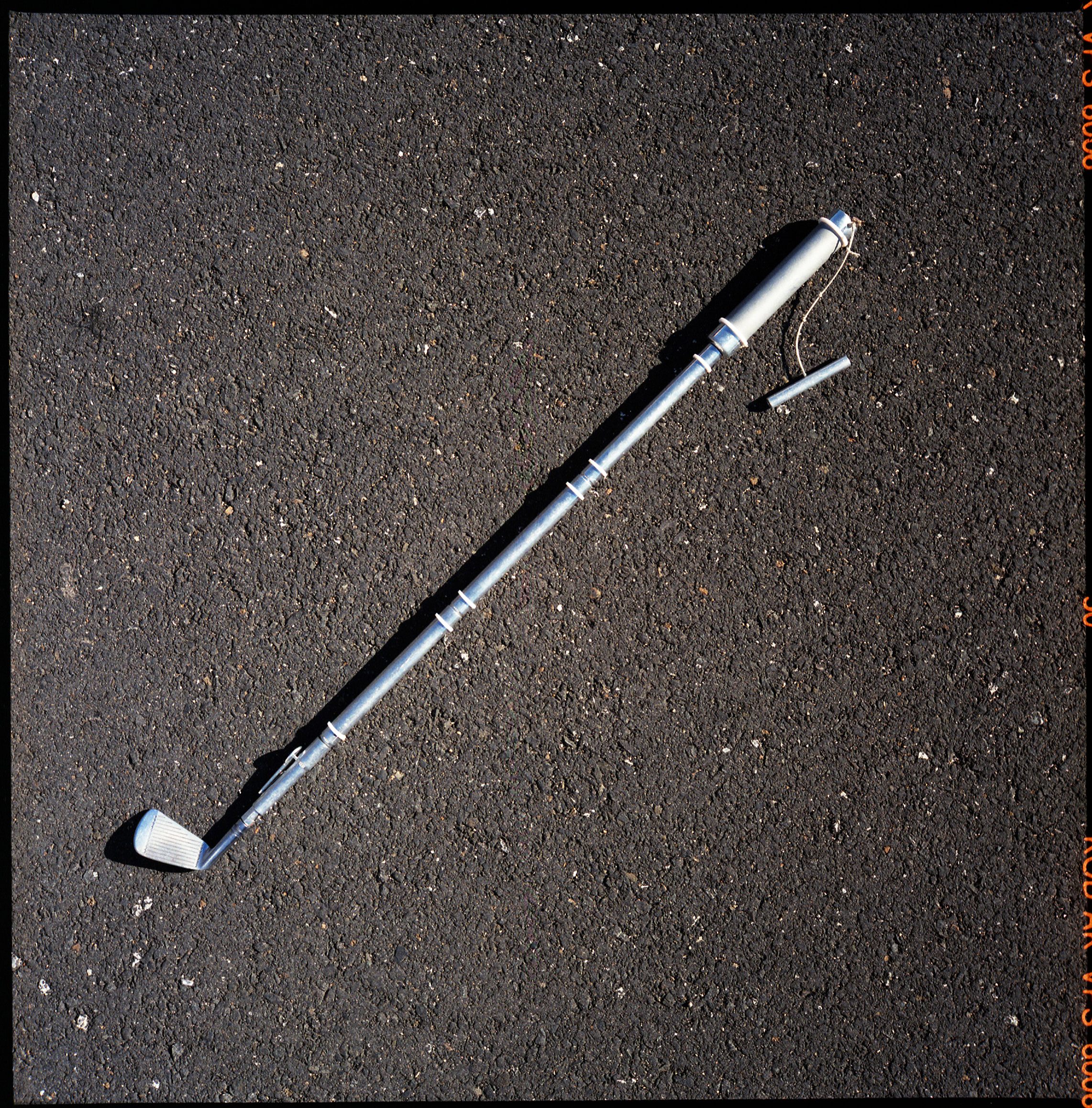 The unusual six-iron made by Alan Shepard, who used it to play golf on the Moon during the <em>Apollo 14</em> mission in 1971. The two balls he hit are still up there.
