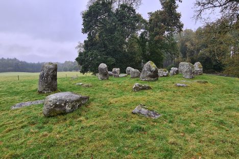 Croft Moraig Stone Circle entry stones