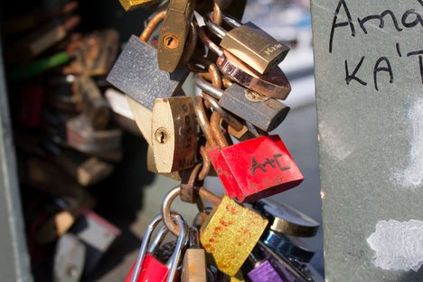 Locks on the Eiserner Steg