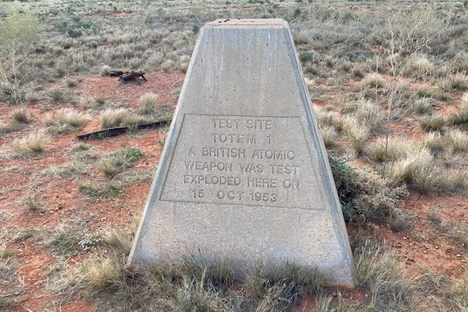 Woomera Ground Zero for British Atomic Tests