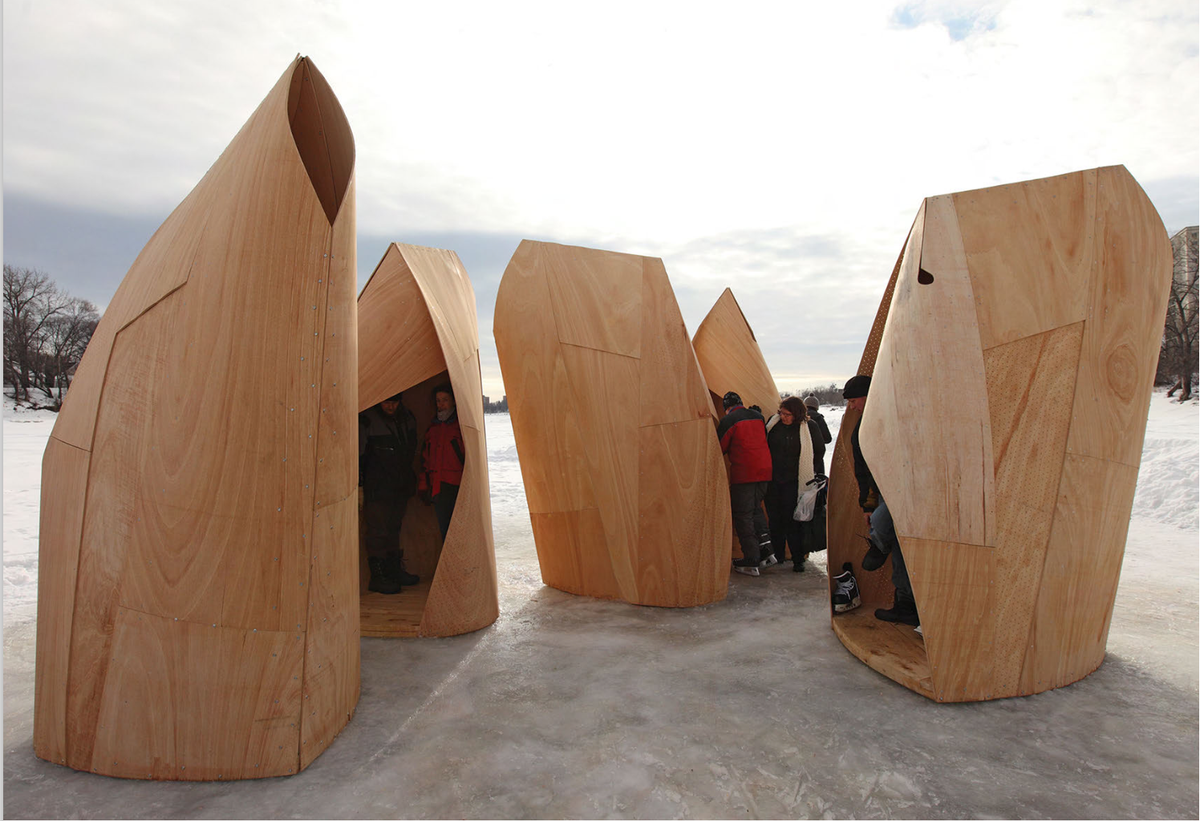 "Jellyfish," from 2011, provided some privacy for small groups.