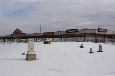 Seven Cemeteries Stranded in Parking Lots