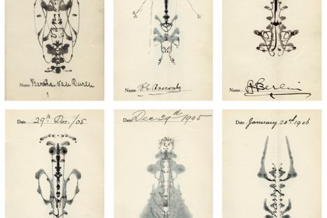 These Autograph Albums Are Filled With Ghostly Inkblots 