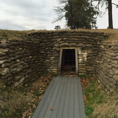 The restored tunnel entrance.