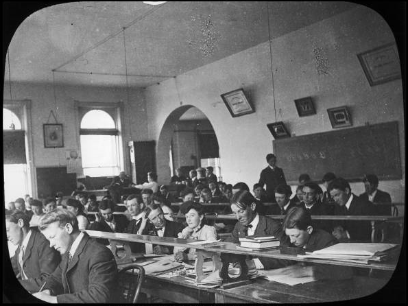 A class early in the history of BYU.