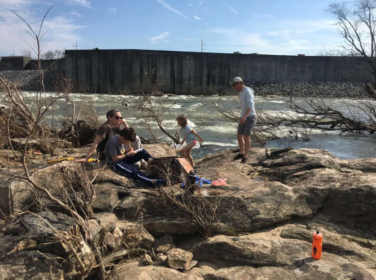 The island is the only legal camping site within the city of Richmond.
