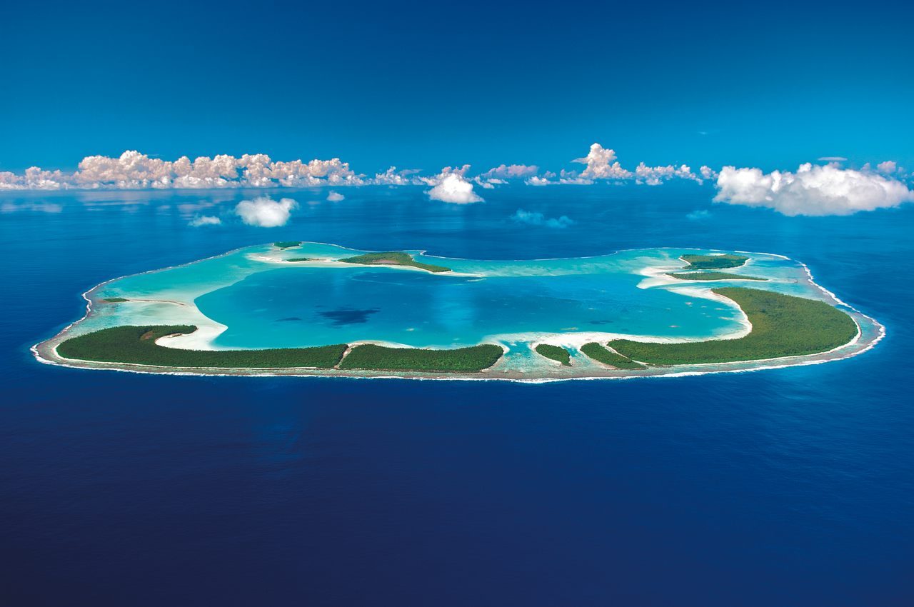 The South Pacific atoll of Teti'aroa is about 30 miles north of Tahiti. 