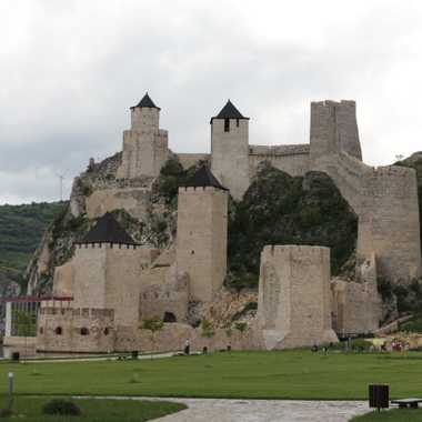 Golubac Fortress after renovation.