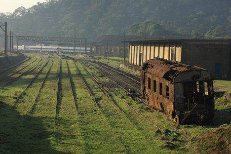 The Paranapiacaba train station.