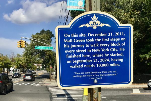 Matt Green NYC Walk Marker