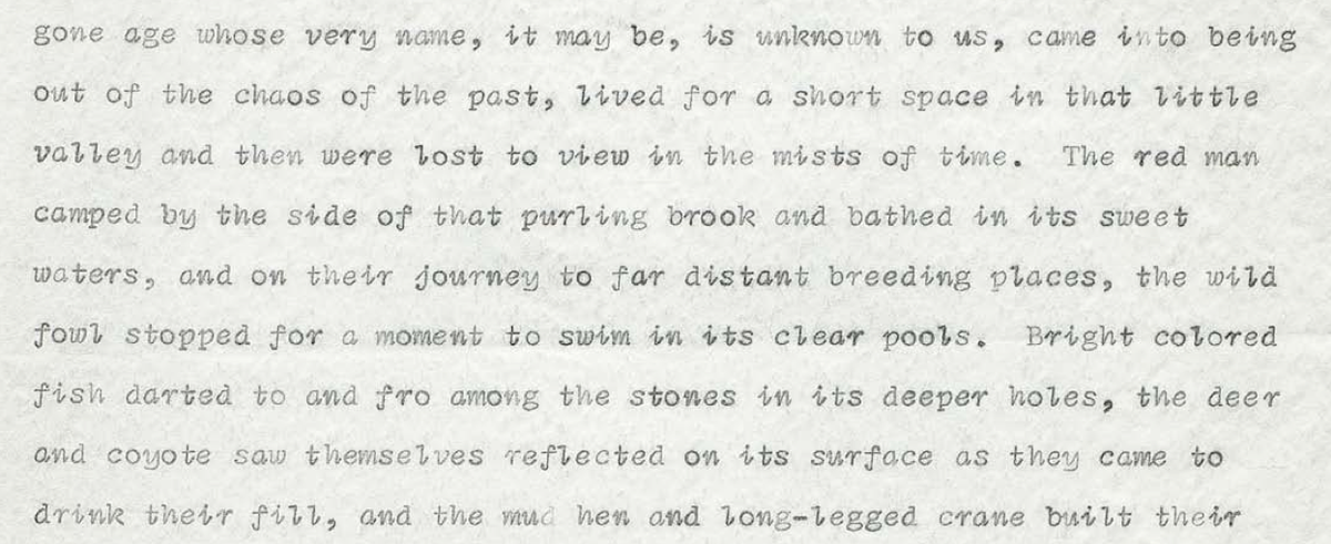 Sample sentences of Aldine cursive, designed for in-home typewriter use.