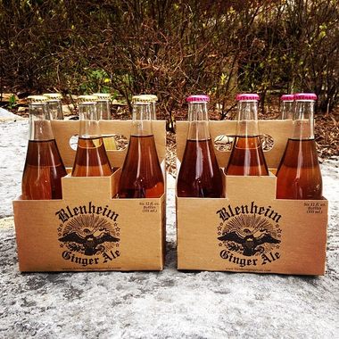 Gold-capped for less hot, red-capped for spicy-hot.