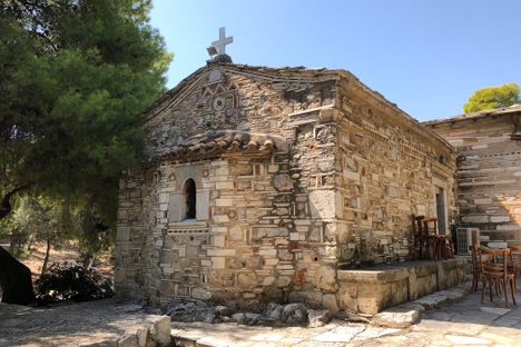Side of church.