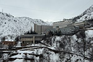 The resort that could be mistaken for a Bond villain hideout.