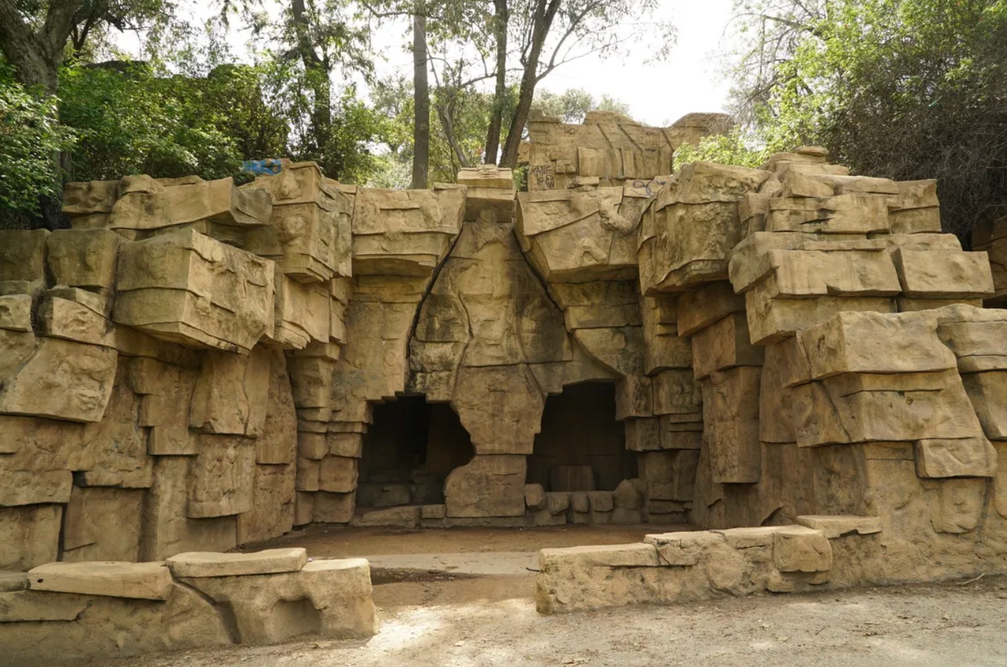 Many of the enclosures were built in the 1930s by Works Progress Administration crew.