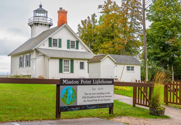 Mission Point Lighthouse in Traverse City, Michigan