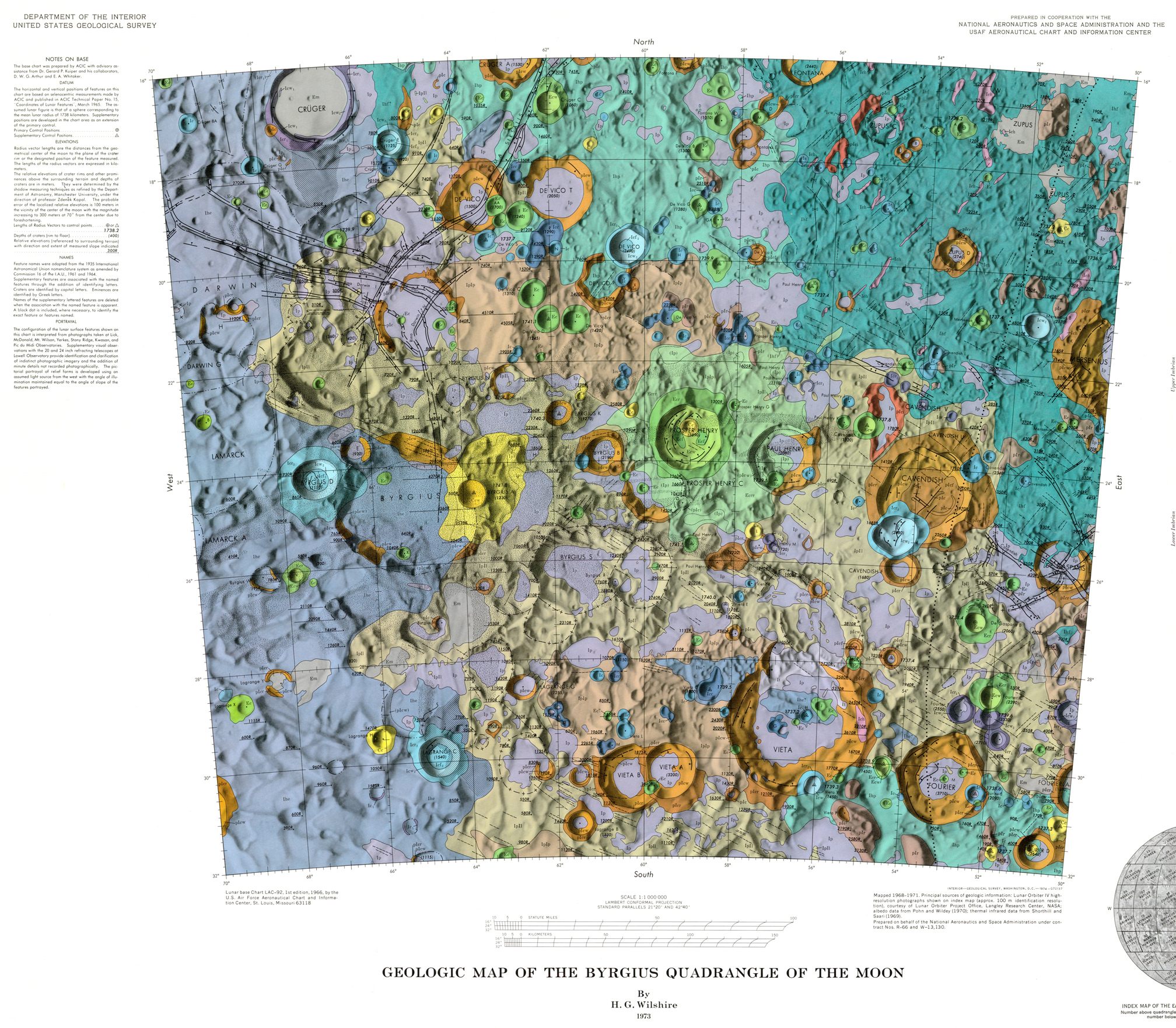 The Psychedelic Moon Maps of the 1970s - Atlas Obscura