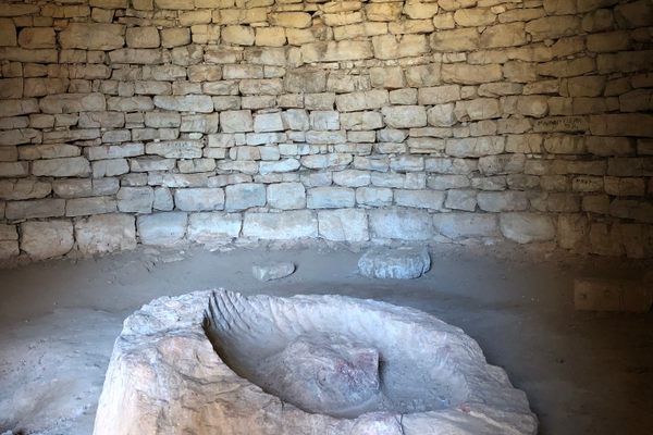 Stone altar.