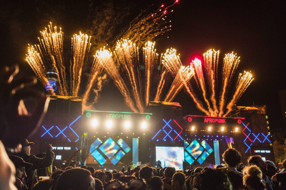 AFROPUNK—seen here in its 2017 iteration in Johannesburg—is a global music, art, film, and fashion festival featuring Black artists.