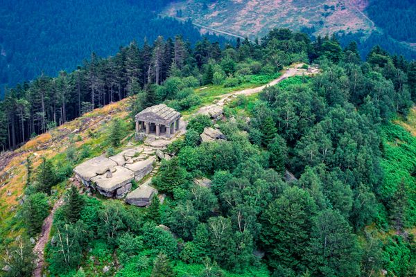 Hugo was allegedly conceived near the top of Mont Donon.