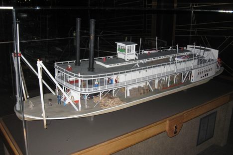 Model of the Steamboat Bertrand.