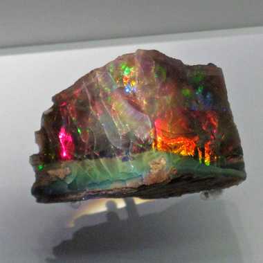 Black Fire Opal from the Virgin Valley