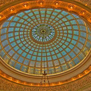 The newly restored Tiffany Dome.