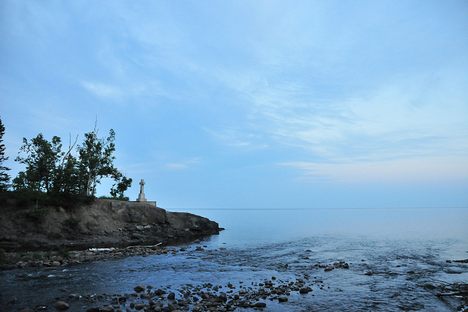 The cross at the mouth of Cross River.