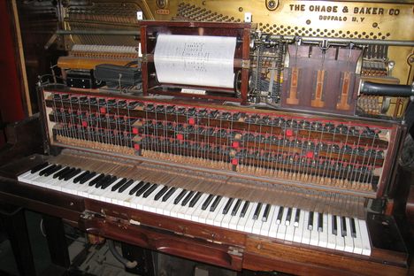 A player piano.