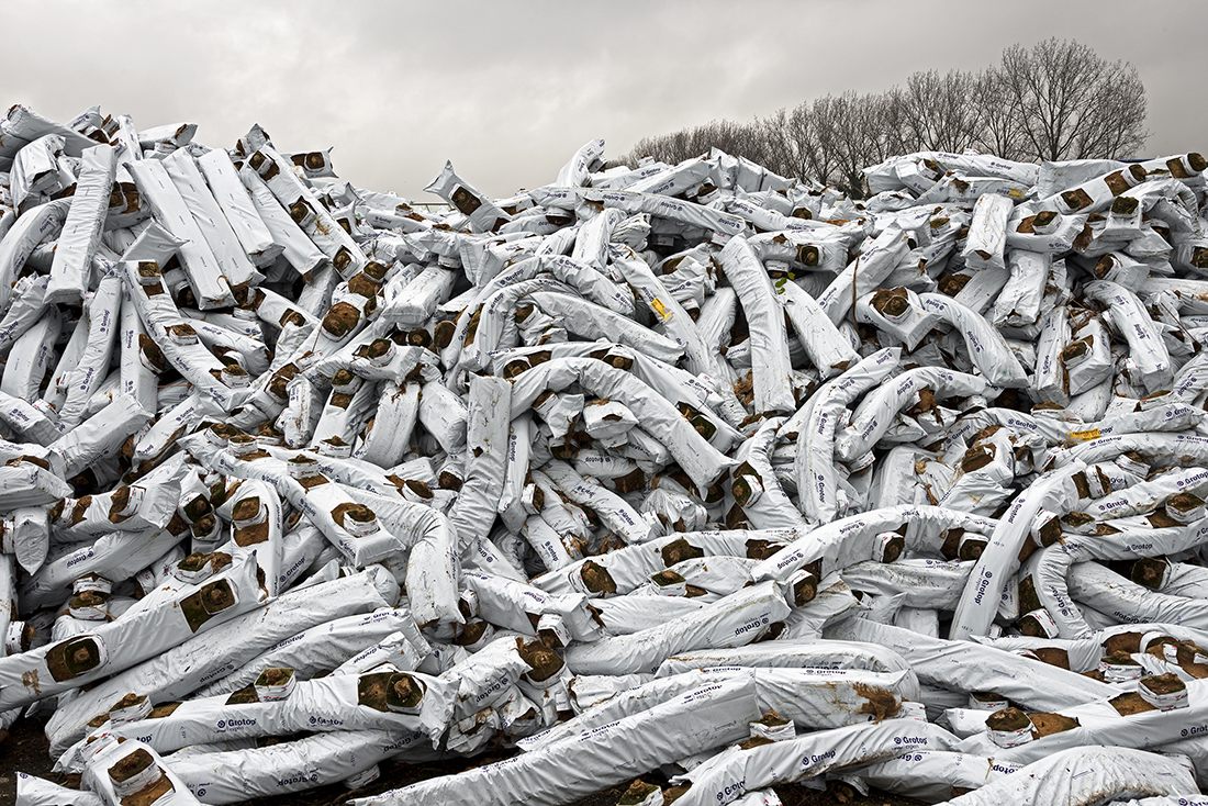 #71 - Used substrate slabs from the professional horticultural sector. 