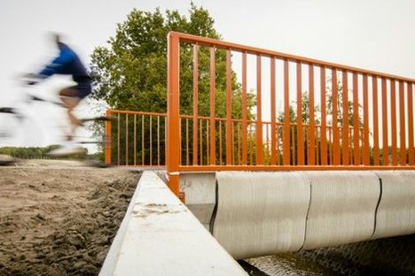 A Unique, 3D-Printed Bike Bridge Has Opened in the Netherlands