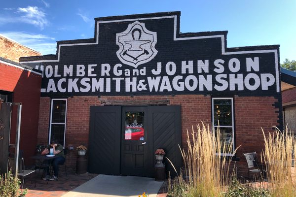 Holmberg and Johnson Blacksmith &amp; Wagonshop.