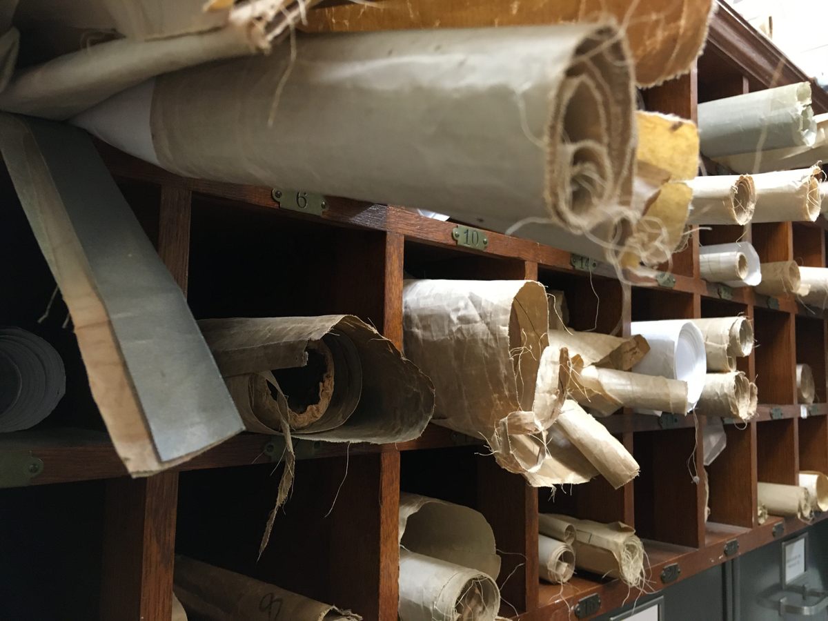 The cemetery's old resources are analog and fragile.