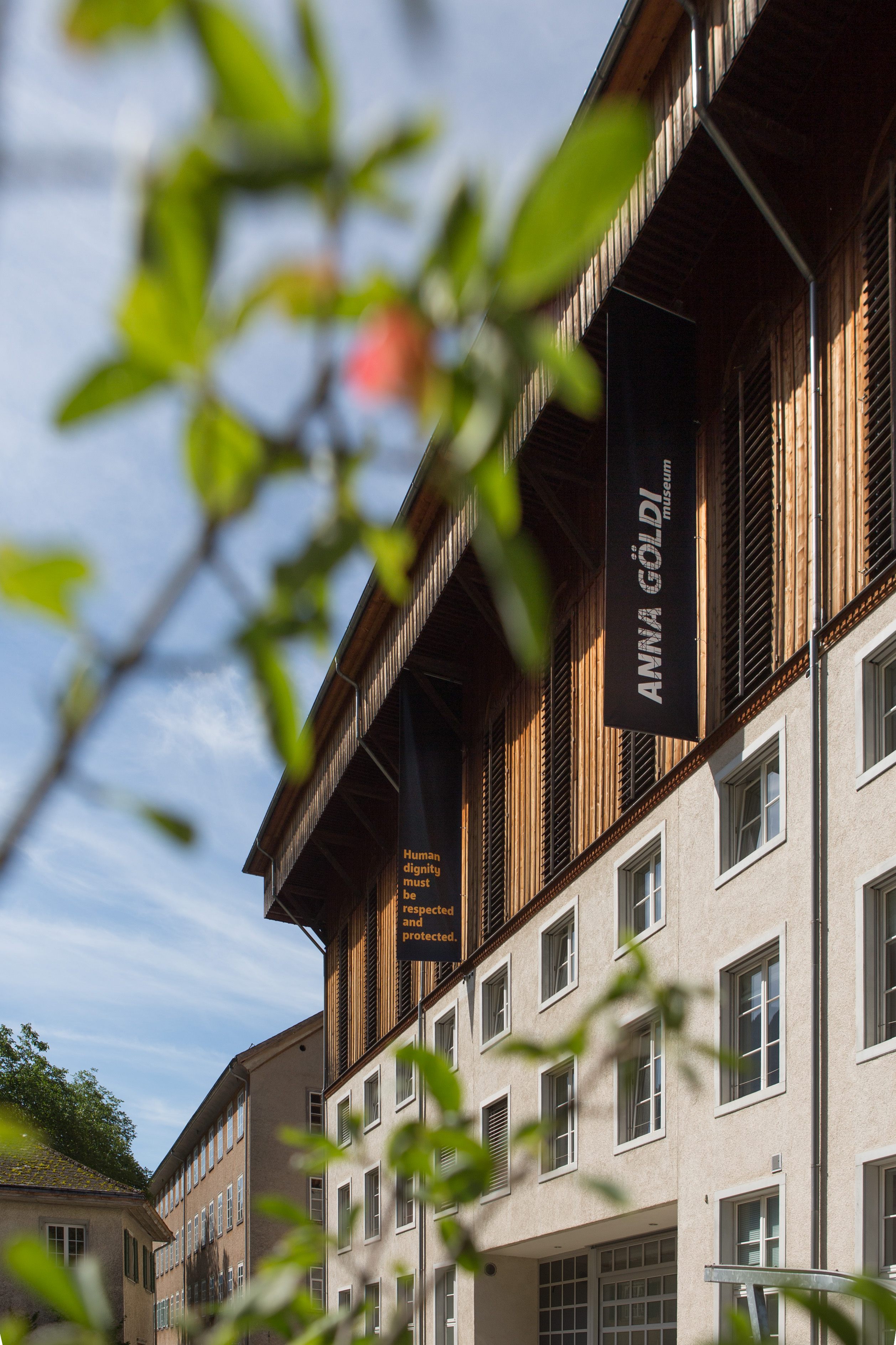 The outside of the new Anna Göldi museum.